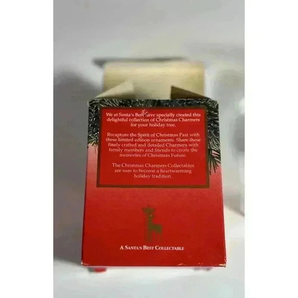 Christmas Charmers “ Tagging Along” Ornament- New In Open Box 1991 - Picture 8 of 9